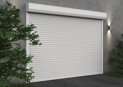 Автоматические рулонные ворота для гаража серии Алютех Prestige с алюминиевым профилем AR/555N с доставкой в Феодосии 