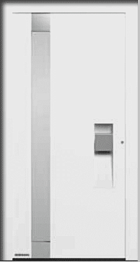 Двери входные алюминиевые ThermoCarbon Hormann - Мотив 306 в Феодосии
